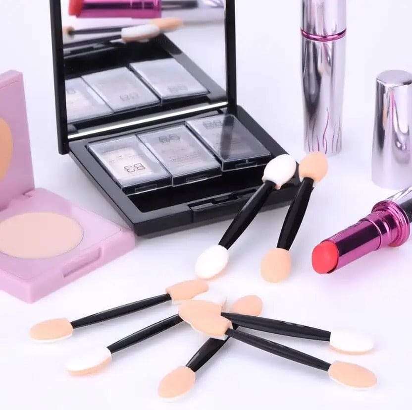 Eyeshadow Mirror Powder Brush, Disposable Eyeshadow Brush, Mini Double Headed Sponge, Makeup Eyeshadow Stick, Portable Cotton Swab Disposable Manicure Tool Set, Tipped Oval Makeup Applicator Eyeshadow Mirror Powder Brush, Disposable Eyeshadow Brush, Mini Double Headed Sponge, Makeup Eyeshadow Stick, Portable Cotton Swab Disposable Manicure Tool Set, Tipped Oval Makeup Applicator